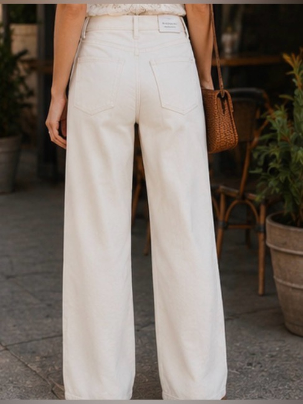 New‼️ Citizens Of Humanity - 🤍Marzipan Gaucho Trouser Wide Leg Jeans Off White - Picture 5 of 16
